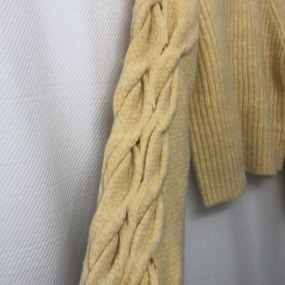 ASTR The Label Lizette Cable Knit Yellow Sweater - Picture 7 of 13